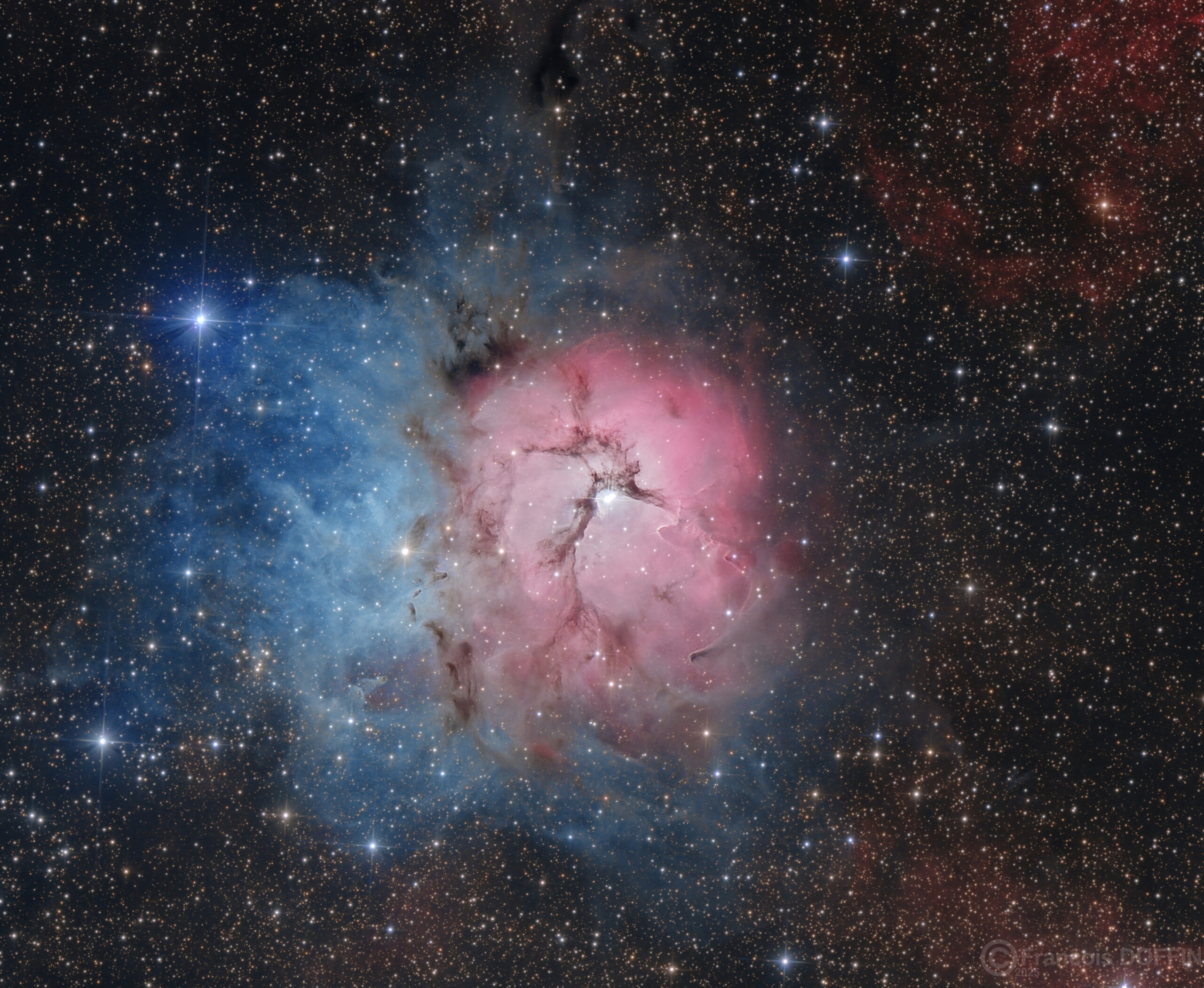M20 Nebula Nébuleuse Messier Astrophotography Astrophotographie Trifide