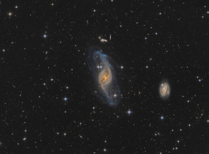 NGC3718 Galaxy Galaxie Spiral Astrophotography