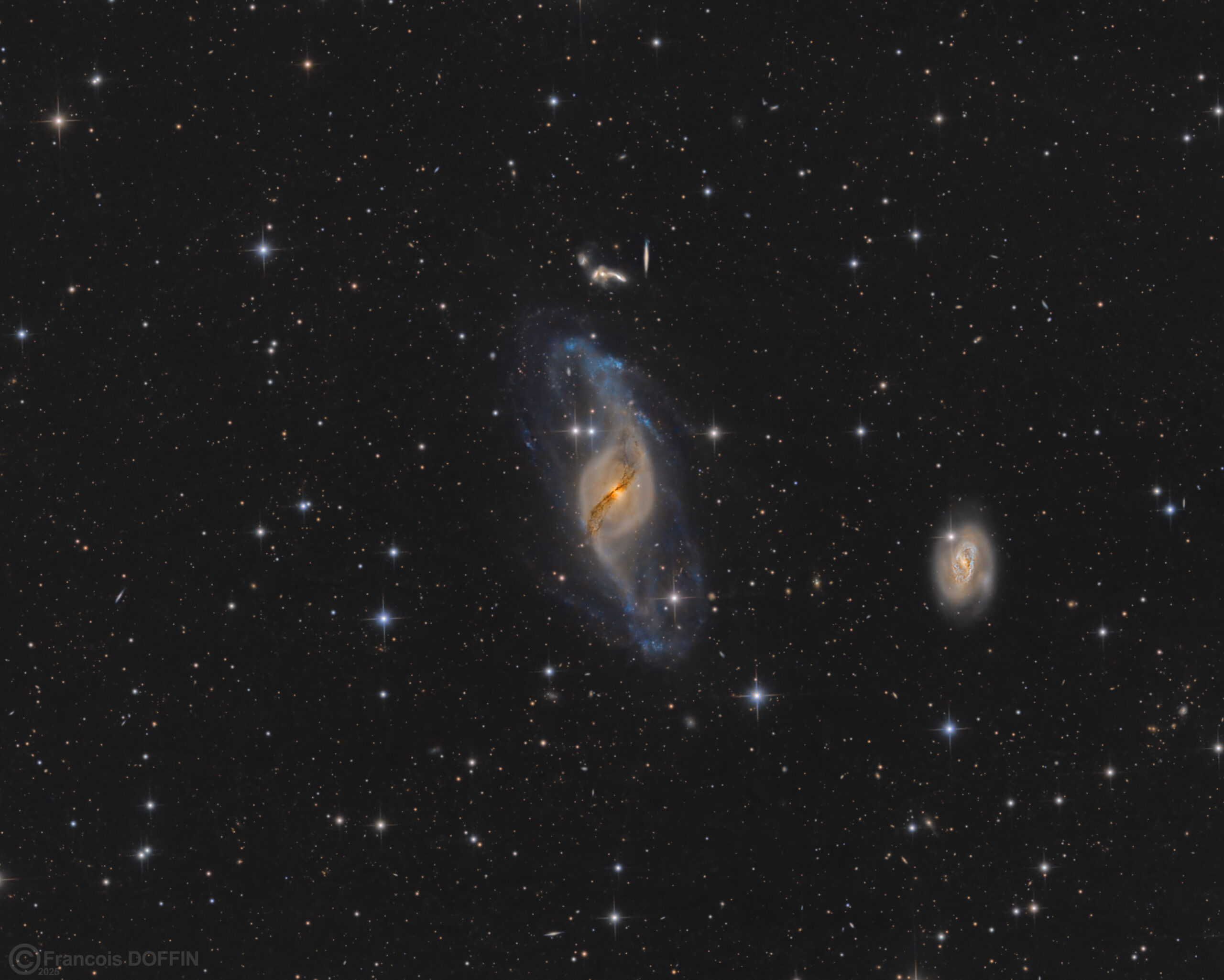 NGC3718 Galaxy Galaxie Spiral Astrophotography