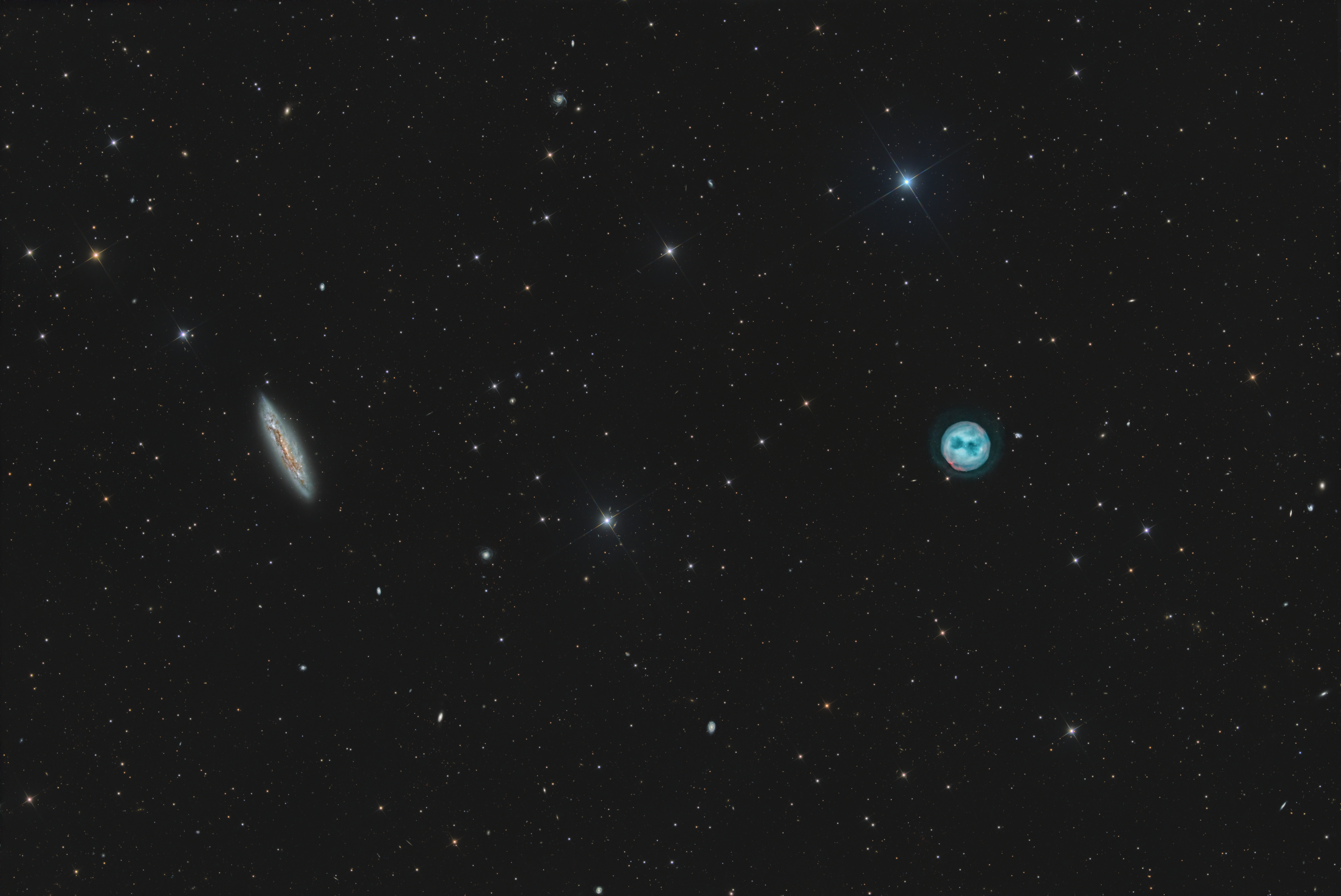 M97 et M108 : Le Hibou et la Planche de Surf dans la Grande Ourse