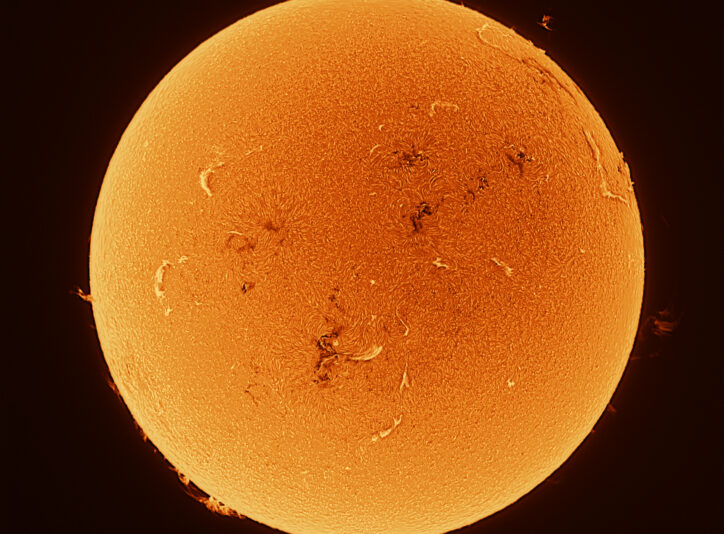 Sun Solar Halpha Acuter 02-08-2026 Color2