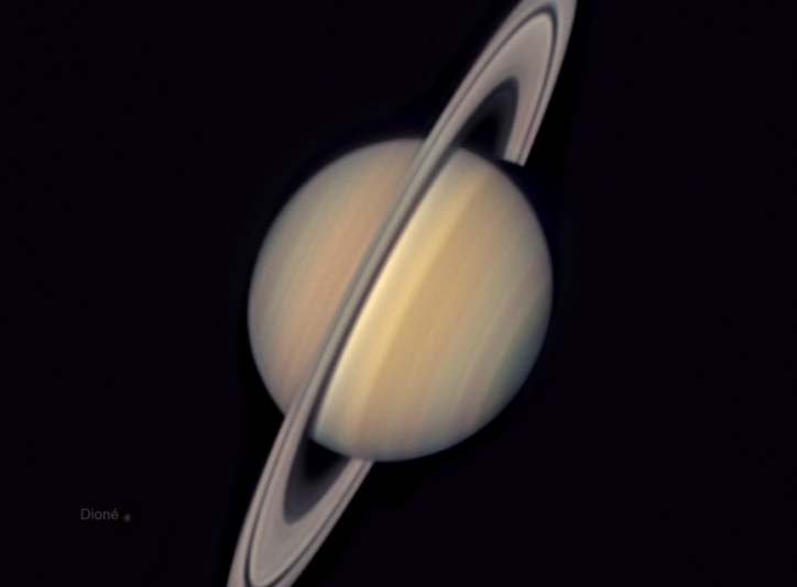 Saturne Saturn Dobson Rhéa Dioné Téthys